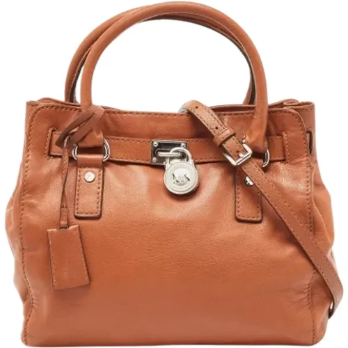 Pre-owned Tote Bags, female, , Size: ONE SIZE Pre-owned Leather totes - Michael Kors Pre-owned - Modalova