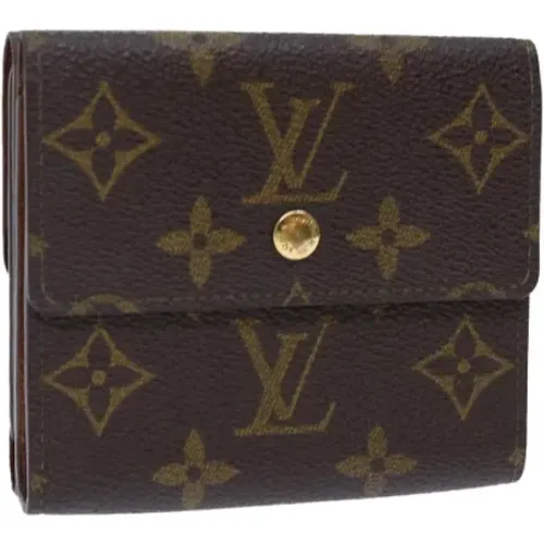 Pre-owned Wallets, female, , Size: ONE SIZE Pre-owned Canvas wallets - Louis Vuitton Vintage - Modalova