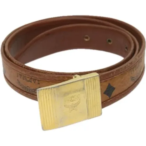 Pre-owned Belts, female, , Size: ONE SIZE Pre-owned Leather belts - MCM Pre-owned - Modalova