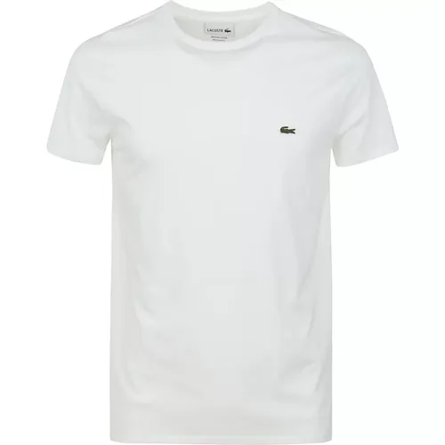 Klassische Herren Weiße T-Shirt Kollektion - Lacoste - Modalova