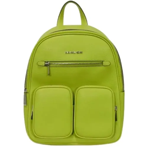 Pre-owned Backpacks, female, , Size: ONE SIZE Pre-owned Leather Backpack - Michael Kors Pre-owned - Modalova