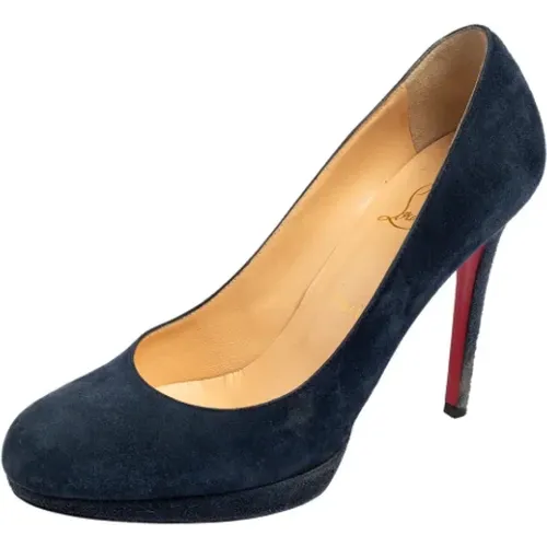 Pre-owned Wildleder heels , Damen, Größe: 38 1/2 EU - Christian Louboutin Pre-owned - Modalova