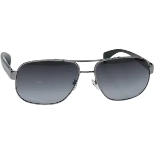 Pre-owned Metal sunglasses , female, Sizes: ONE SIZE - Prada Vintage - Modalova