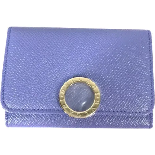 Pre-owned Wallets, female, , Size: ONE SIZE Pre-owned Leather wallets - Bvlgari Vintage - Modalova