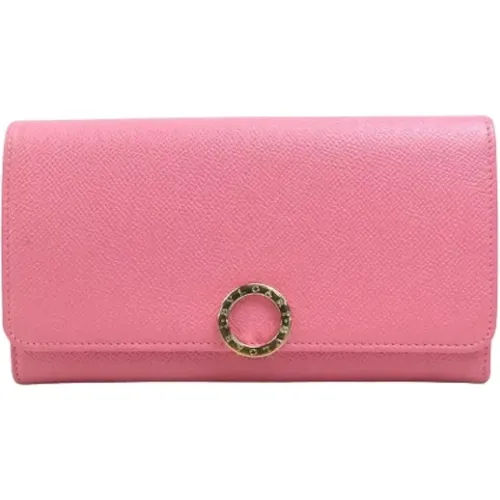 Pre-owned Leather wallets , female, Sizes: ONE SIZE - Bvlgari Vintage - Modalova