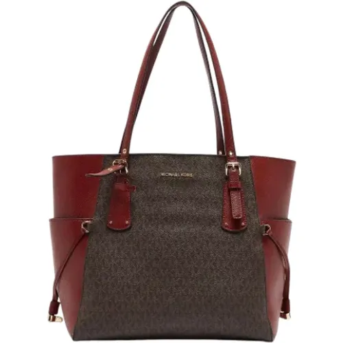 Pre-owned Tote Bags, female, , Size: ONE SIZE Pre-owned Coated canvas handbags - Michael Kors Pre-owned - Modalova