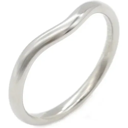 Pre-owned Jewellery, female, , Size: ONE SIZE Pre-owned Platinum rings - Tiffany & Co. Pre-owned - Modalova