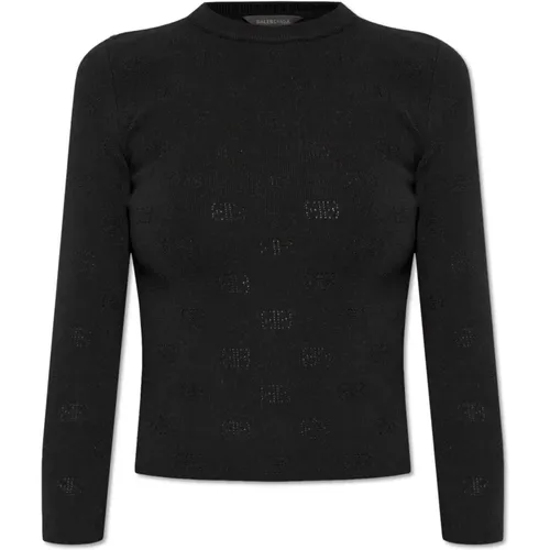 Wool Top , female, Sizes: M, S, L - Balenciaga - Modalova