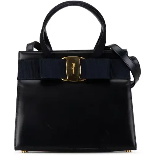 Pre-owned Leder Handtaschen , Damen, Größe: ONE Size - Salvatore Ferragamo Pre-owned - Modalova