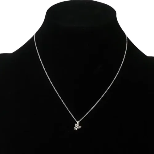 Pre-owned Jewellery, female, , Size: ONE SIZE Pre-owned Silver necklaces - Tiffany & Co. Pre-owned - Modalova