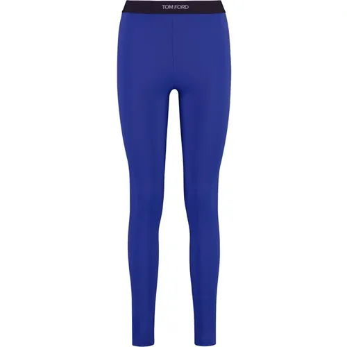 Dehnbare Stoff-Leggings , Damen, Größe: S - Tom Ford - Modalova