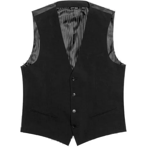 Suit Vests, male, , Size: L Polyester Suit Vest Spring/Summer Collection - Antony Morato - Modalova