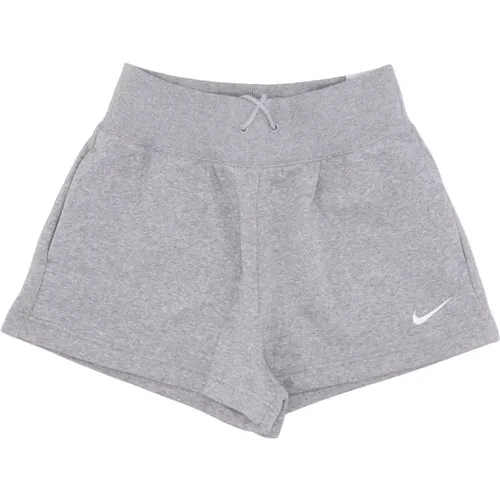 Fleece-Tracksuit-Shorts Phoenix Heather , Damen, Größe: L - Nike - Modalova