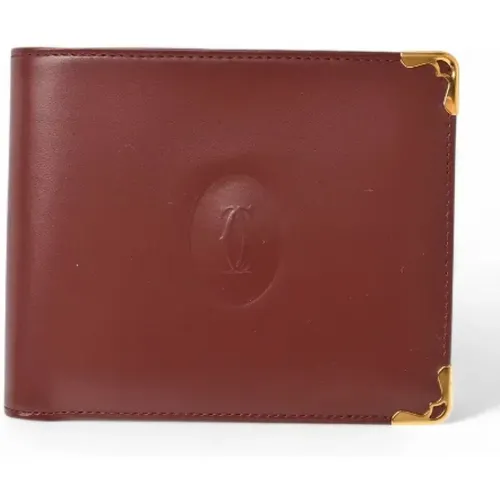 Pre-owned Wallets, female, , Size: ONE SIZE Pre-owned Leather wallets - Cartier Vintage - Modalova