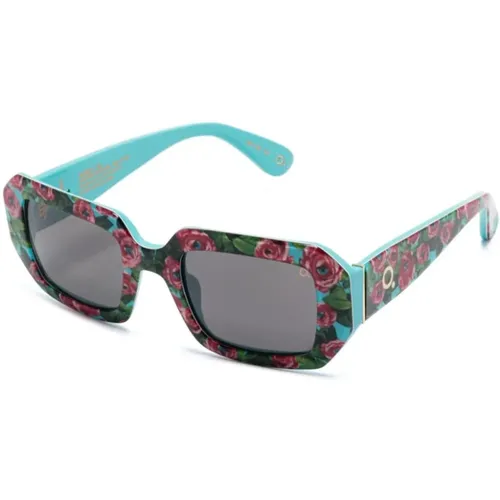 Sunglasses, unisex, , Size: 50 MM Roses 1 BL Limited Edition Sunglasses - Etnia Barcelona - Modalova