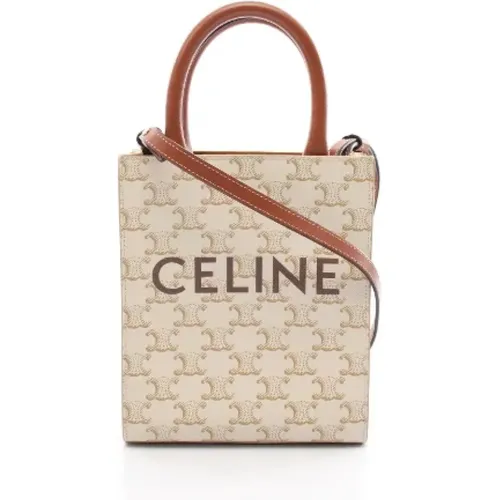 Pre-owned Handbags, female, , Size: ONE SIZE Pre-owned Canvas celine-bags - Celine Vintage - Modalova