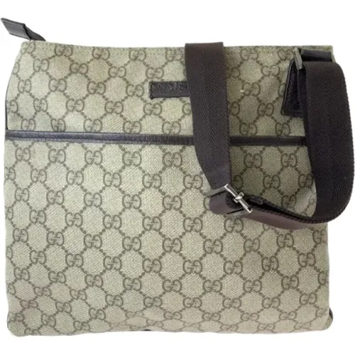 Pre-owned Cross Body Bags, male, , Size: ONE SIZE Pre-owned Canvas gucci-bags - Gucci Vintage - Modalova