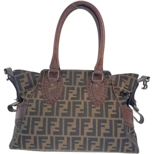 Pre-owned Tote Bags, female, , Size: ONE SIZE Pre-owned Canvas fendi-bags - Fendi Vintage - Modalova