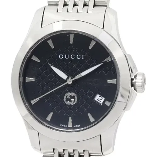 Pre-owned Watches, male, , Size: ONE SIZE Pre-owned Metal watches - Gucci Vintage - Modalova