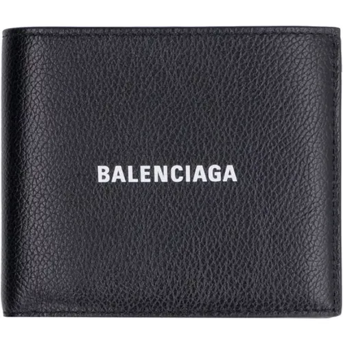 Leather Wallet with Ample Storage , male, Sizes: ONE SIZE - Balenciaga - Modalova