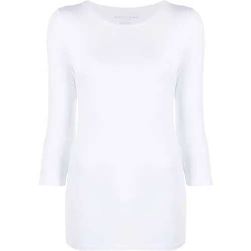 Weiße Pullover Kollektion , Damen, Größe: L - majestic filatures - Modalova