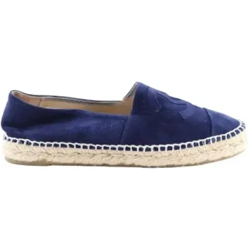 Pre-owned Flats, female, , Size: 9 US Pre-owned Leather espadrilles - Chanel Vintage - Modalova