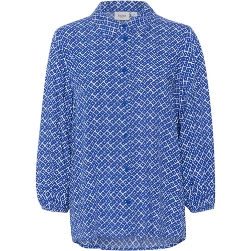 Tiles Shirt Blouse Palavisz Style , female, Sizes: 2XL, S, L, M, XS, XL - Saint Tropez - Modalova