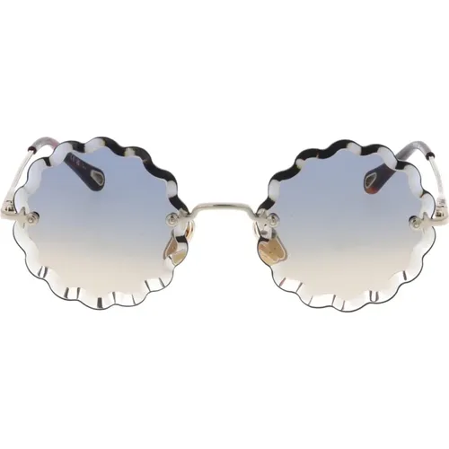 Stylish Gradient Lens Sunglasses , female, Sizes: 53 MM - Chloé - Modalova