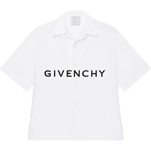 Archetype Print Short Sleeve Shirt , male, Sizes: S - Givenchy - Modalova