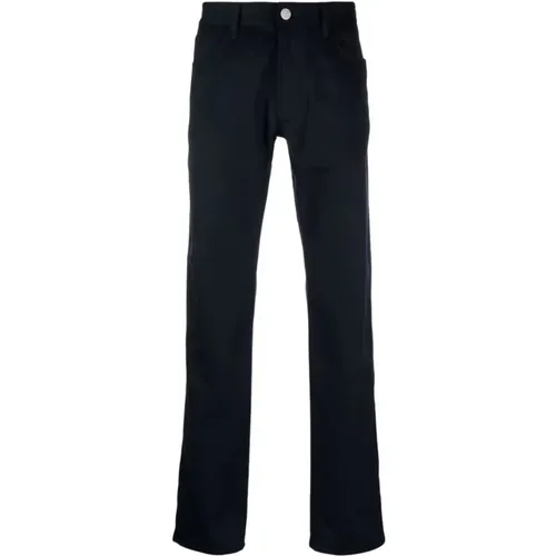 Elegante Blaue Straight Jeans - Giorgio Armani - Modalova