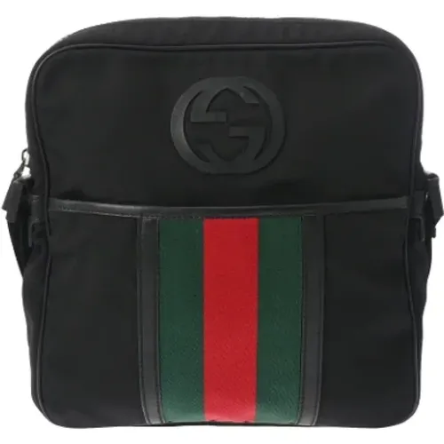 Pre-owned Cross Body Bags, unisex, , Size: ONE SIZE Pre-owned Canvas gucci-bags - Gucci Vintage - Modalova