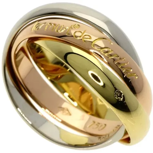 Pre-owned Gold rings , female, Sizes: ONE SIZE - Cartier Vintage - Modalova