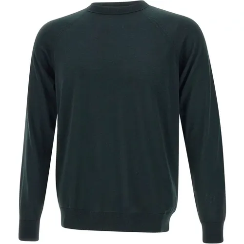 Turtlenecks, male, , Size: M Forest Merino Wool Sweater - Filippo De Laurentiis - Modalova