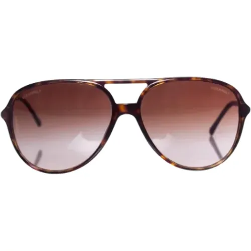 Pre-owned Plastic sunglasses , female, Sizes: ONE SIZE - Chanel Vintage - Modalova