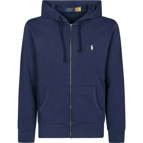 Hoodie mit durchgehendem Reißverschluss , Herren, Größe: XL - Ralph Lauren - Modalova