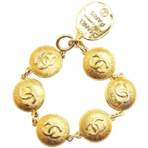 Pre-owned Jewellery, female, , Size: ONE SIZE Pre-owned Fabric bracelets - Chanel Vintage - Modalova