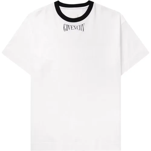 G Cotton T-Shirt in , male, Sizes: M - Givenchy - Modalova