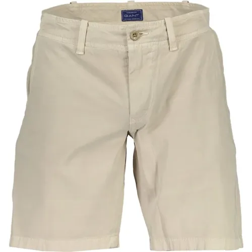 Cotton Bermuda Shorts , male, Sizes: W30 - Gant - Modalova