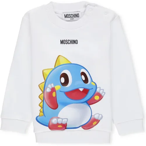 Baby Rundhals Sweatshirt Weiß - Moschino - Modalova