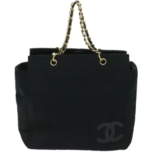Pre-owned Cotton totes , female, Sizes: ONE SIZE - Chanel Vintage - Modalova