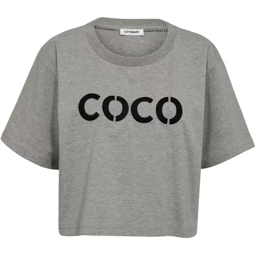 T-Shirts , Damen, Größe: M - Co'Couture - Modalova