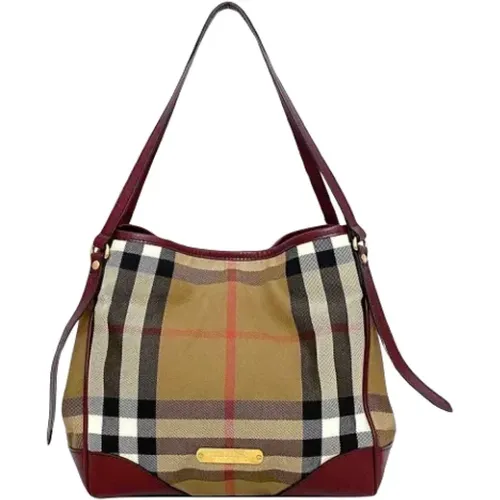 Pre-owned Tote Bags, female, , Size: ONE SIZE Pre-owned Canvas totes - Burberry Vintage - Modalova