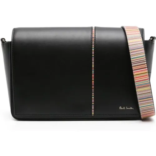 Signature Stripe Leather Bag , female, Sizes: ONE SIZE - Paul Smith - Modalova