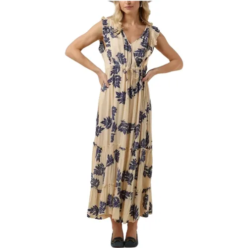 Elegantes Midi-Kleid für jeden Anlass , Damen, Größe: S - Lollys Laundry - Modalova