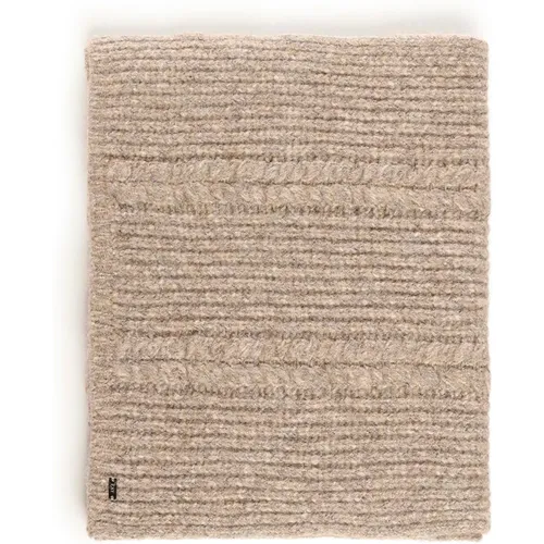 Winter Scarves, female, , Size: 2XS Alpaca Blend Knit Scarf - Fay - Modalova