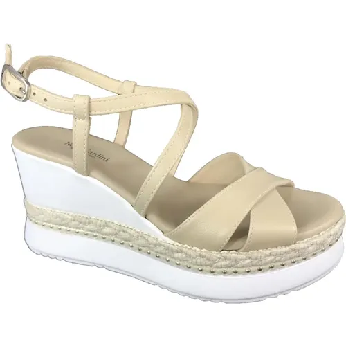 Wedges, female, , Size: 7 US Sandal Shoes 10560 - Nerogiardini - Modalova