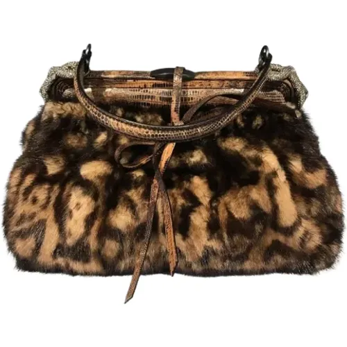 Pre-owned Fur handbags , female, Sizes: ONE SIZE - Valentino Vintage - Modalova
