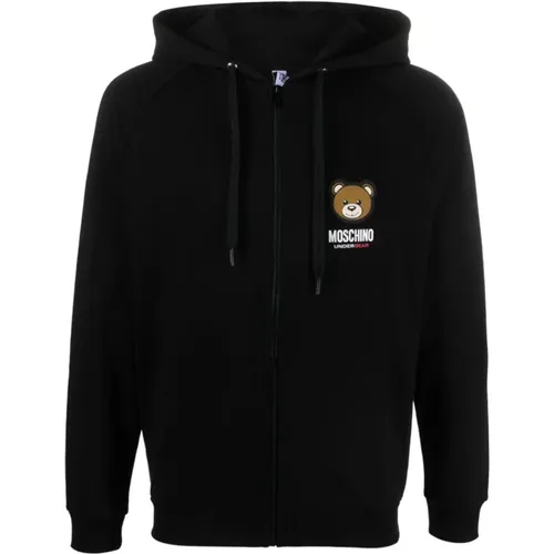 Hoodies, male, , Size: L Bear Sweatshirt - Moschino - Modalova