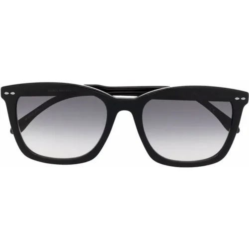 Schwarze Sonnenbrille mit Original-Etui , Damen, Größe: 55 MM - Isabel marant - Modalova
