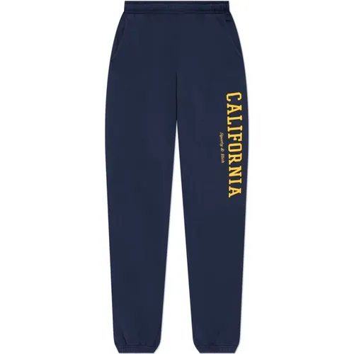 Sweatpants, male, , Size: XS Sweatpants with logo - Sporty & Rich - Modalova